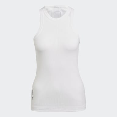 Ženy Cvičení A Trénink bílá Tílko Karlie Kloss x adidas Ribbed