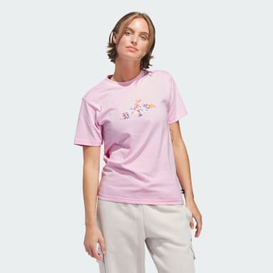 เสื้อยืดพิมพ์ลายดอกไม้ Elements Radiate