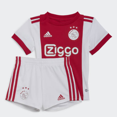 Deti Futbal červená Súprava Ajax Amsterdam 22/23 Home Baby
