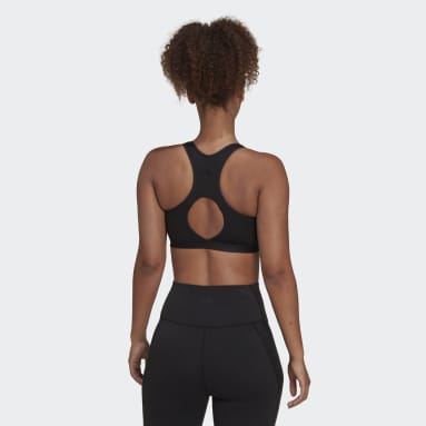 Reggiseno sportivo CoreFlow Studio Medium-Support Yoga Wind Nero Donna Yoga