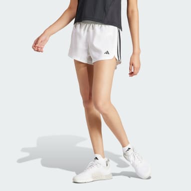 Pacer Training 3-Stripes Woven Mid-Rise Shorts