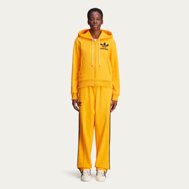 Orange adidas suit clearance