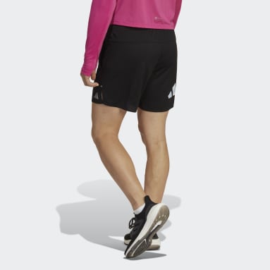 Άνδρες Τρέξιμο Μαύρο Run Icons 3 Bar Logo Shorts