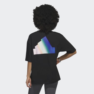 Remera Future Icons Boyfriend Estampada Negro Mujer Sportswear