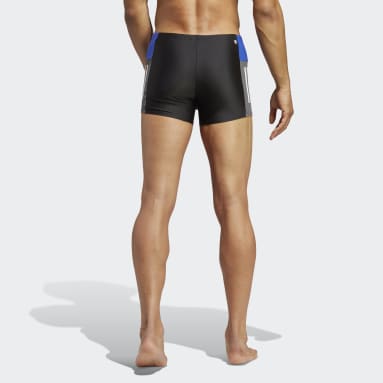 Muži Plávanie čierna Plavecké boxerky Colorblock 3-Stripes