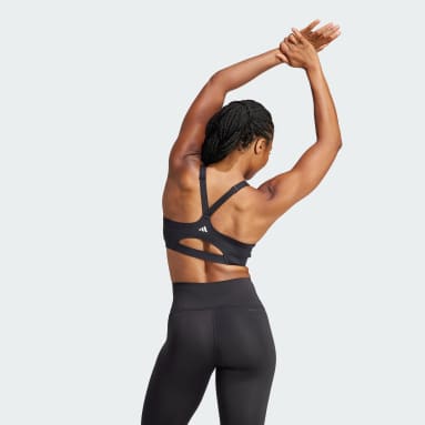 Ženy Cvičení A Trénink černá Podprsenka TLRD Impact Luxe High-Support Zip