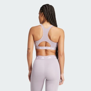 adidas Training - Everyday - Brassière de sport en coton à maintien léger -  Noir