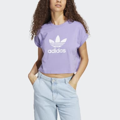 Playeras Moradas para Mujer adidas