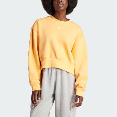Buy Men Orange Crew Neck Full Sleeves Casual Sweatshirt Online - 627532