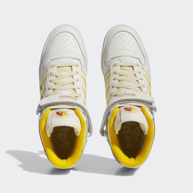 ผู้ชาย Originals สีขาว รองเท้า Forum Mid