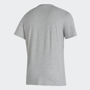 Men Hockey Grey Maple Leafs Tee