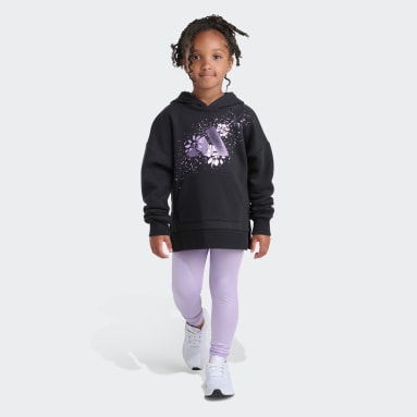 2-Piece Long Sleeve Graphic Fleece Pullover & Jogger Set
