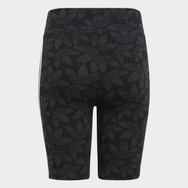 Short de cyclisme taille haute Gris Filles Originals
