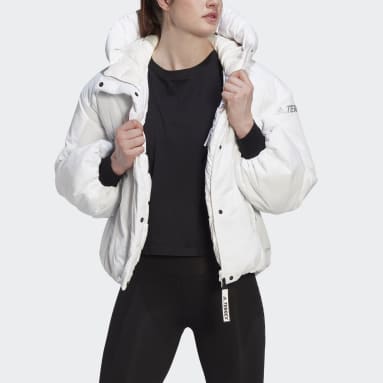 Women Sportswear White Terrex MYSHELTER COLD.RDY Jacket