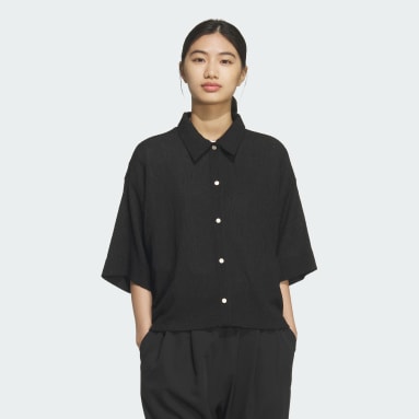 SOFTLUX シアー ルーズフィット 襟付き 半袖シャツ