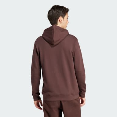 Camisola com Capuz Trefoil Adicolor Classics Castanho Homem Originals