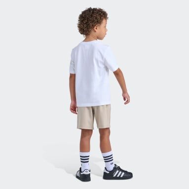 3S WOVEN SHORT TEE SET