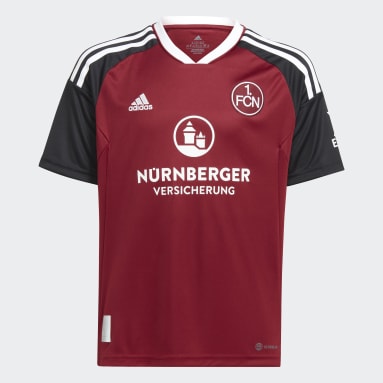 Camiseta primera equipación FC Nürnberg 22/23 Burgundy Niño Fútbol