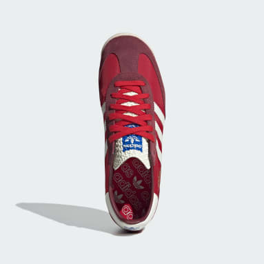 Wine adidas runners top