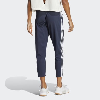 Pantalón Siete Octavos AEROREADY Made4Training 3 Tiras Azul Mujer Training
