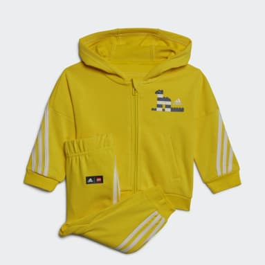 Infants sportswear Yellow 아디다스 x 클래식 레고 재킷 & 팬츠 세트