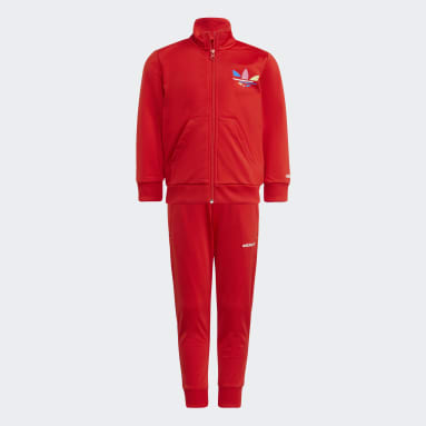 Adicolor Track Suit Czerwony