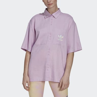 Camicia Linen Viola Donna Originals