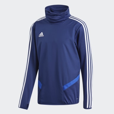 Haut Tiro 19 Warm Bleu Hommes Fitness Et Training