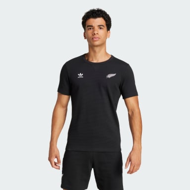 オールブラックス エッセンシャルズ ワッフルTシャツ