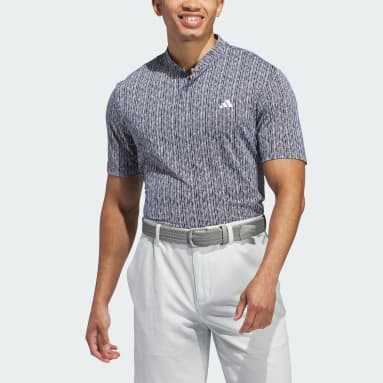 Men's Golf Blue Ultimate365 Printed Polo Shirt