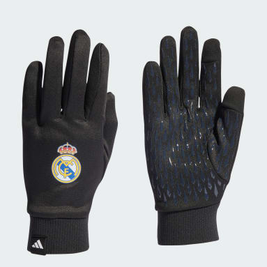 Football Black Real Madrid Fieldplayer Gloves