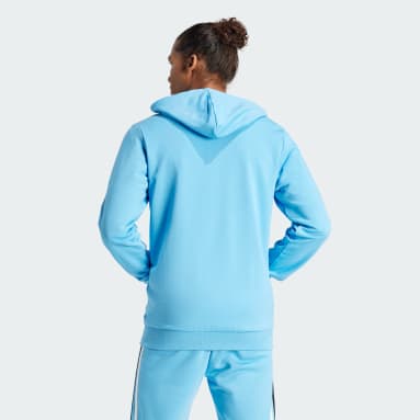 Veste à capuche entièrement zippée Argentine DNA Bleu Hommes Lifestyle