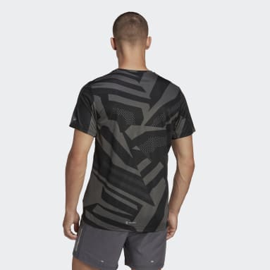T-shirt Own the Run Seasonal noir Hommes Course