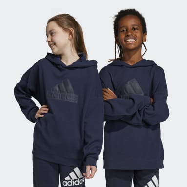 Kinderen Sportswear blauw Future Icons Logo Sweatshirt met Capuchon