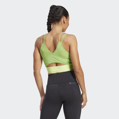 Esqueleto HIIT HEAT.RDY Crop Verde Mujer Training