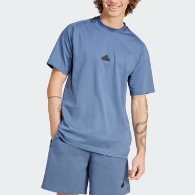 ผู้ชาย Sportswear สีน้ำเงิน เสื้อยืด Z.N.E.
