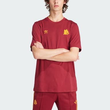 ROMA OG ES TEE Rosso Uomo Calcio
