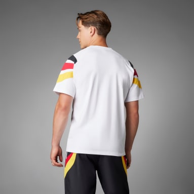 Camiseta Alemania 1996 Cotton Blanco Fútbol