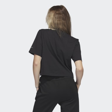 T-shirt Marimekko Crop Nero Donna Sportswear