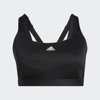 Women HIIT Black adidas TLRD Move Training High-Support Bra (Plus Size)