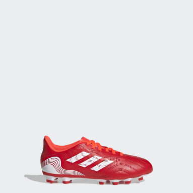 Girls Football Red Copa Sense.4 Flexible Ground Boots