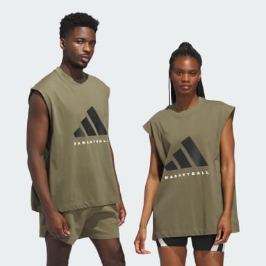 adidas Basketball Kolsuz Tişört (Unisex)