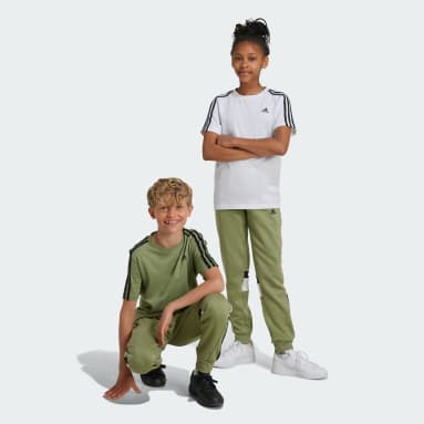 Pantaloni Tiberio 3-Stripes Colorblock Fleece Junior