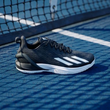 Men's Tennis Black Adizero Cybersonic Tennis Shoes