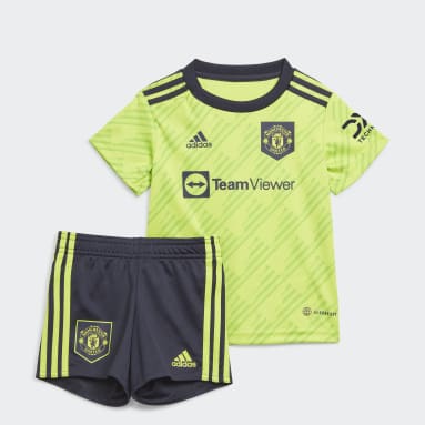 Infants Football Green Manchester United 22/23 Third Baby Kit