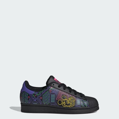 Tenis Superstar adidas Originals x Disney Mickey Kids Negro Niño Originals