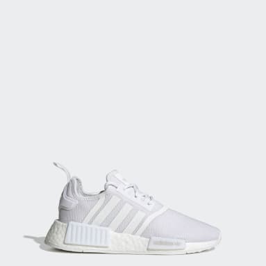 AdidasYouth Originals White NMD_R1 Refined Shoes
