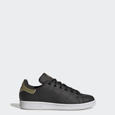 Youth Originals Black Stan Smith Shoes