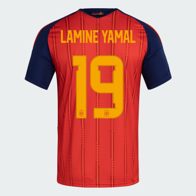 Spain 26 Home Yamal Jersey