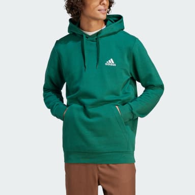 Sweat-shirt à capuche Essentials Fleece Vert Hommes Sportswear